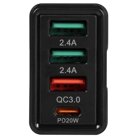 Ładowarka sieciowa wtyczka USB 3.0+PD32W szybkie ładowanie Bodex Electronics Spółka z o.o.