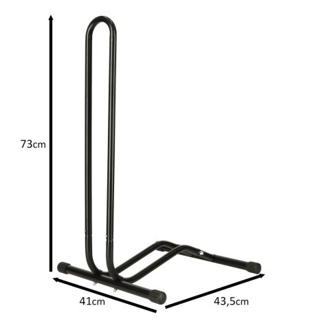 Stojak rowerowy RALLEX na rower pojedynczy metalowy czarny Kik Sp. z o. o. Sp. k.