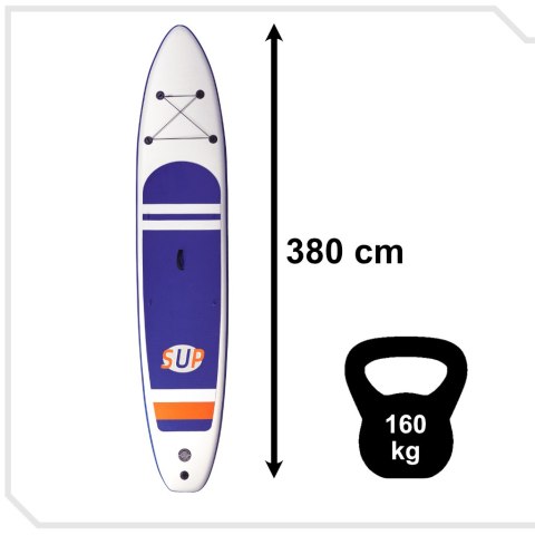 SUP Deska pompowana z akcesoriami Paddleboard 380cm 160kg Kik sp. z o.o. sp. k.