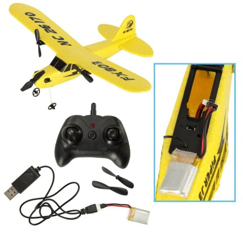 Samolot zdalnie sterowany na pilota RC FX803 Piper 150mah Kik sp. z o.o. sp. k.