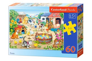 Puzzle układanka 60 elementów Farma 5+ CASTORLAND Castor Drukarnia i Wydawnictwo
