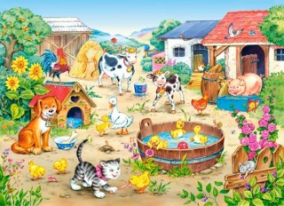 Puzzle układanka 60 elementów Farma 5+ CASTORLAND Castor Drukarnia i Wydawnictwo