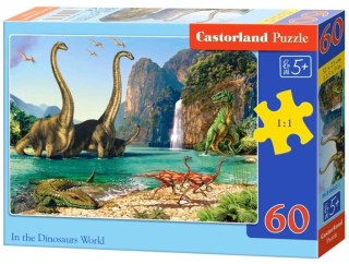 Puzzle układanka 60el. Świat dinozaurów 5+ CASTORLAND Castor Drukarnia i Wydawnictwo