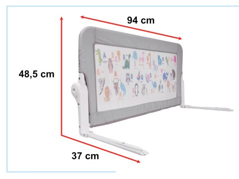 Barierka osłona ochronna do łóżka otwierana 90cm zwierzęta Kik Sp. z o. o. Sp. k. Barierka osłona ochronna do łóżka otwierana 90cm zwierzęta Kik Sp. z o. o. Sp. k.