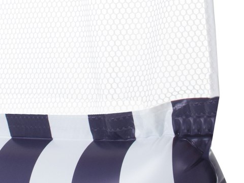 Materac dmuchany hamak wodny fotel krzesło do pływania 120 x 70 cm granatowy Kik Sp. z o. o. Sp. k. Materac dmuchany hamak wodny fotel krzesło do pływania 120 x 70 cm granatowy Kik Sp. z o. o. Sp. k.
