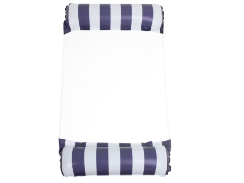 Materac dmuchany hamak wodny fotel krzesło do pływania 120 x 70 cm granatowy Kik Sp. z o. o. Sp. k. Materac dmuchany hamak wodny fotel krzesło do pływania 120 x 70 cm granatowy Kik Sp. z o. o. Sp. k.