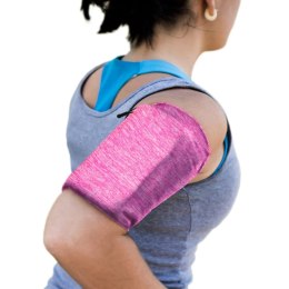 Opaska na ramię do biegania ćwiczeń fitness armband XL różowa HURTEL
