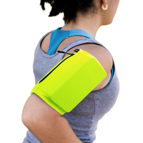 Opaska na ramię do biegania ćwiczeń fitness armband S zielona HURTEL