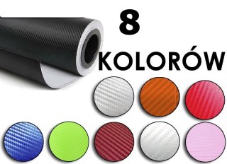 Folia rolka carbon 3D czerwona 1,27x28m Kik sp. z o.o. sp. k.