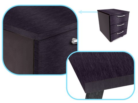 Folia rolka metalic szczotkowana czarna 1,52x30m Kik Sp. z o. o. Sp. k.