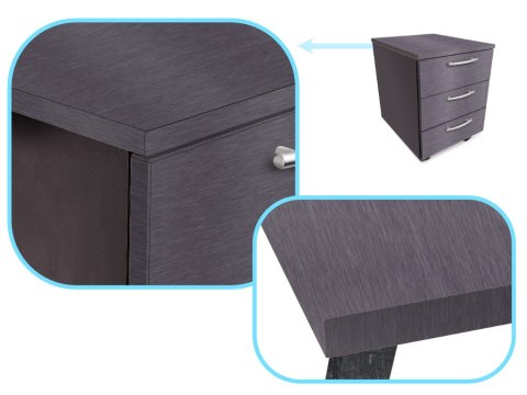 Folia rolka metalic szczotkowana grafit 1,52x30m Kik Sp. z o. o. Sp. k.