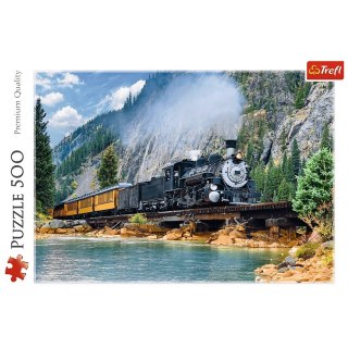 Puzzle 500 elementów Pociąg Trefl