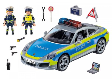 Zestaw z pojazdem Porshe 911 70066 Porshe 911 Carrera 4s Policja Playmobil