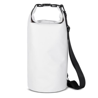 Worek plecak torba Outdoor PVC turystyczna wodoodporna 10L - biała HURTEL