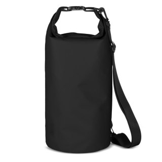 Worek plecak torba Outdoor PVC turystyczna wodoodporna 10L - czarny HURTEL
