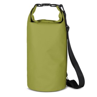 Worek plecak torba Outdoor PVC turystyczna wodoodporna 10L - zielona HURTEL