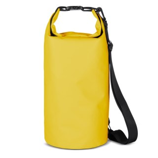 Worek plecak torba Outdoor PVC turystyczna wodoodporna 10L - żółta HURTEL