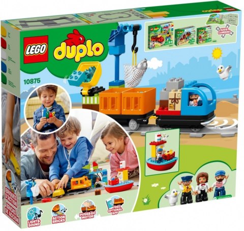 Klocki DUPLO 10875 Pociąg towarowy LEGO