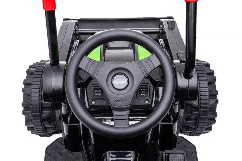 Koparka Traktor na akumulator dla dzieci Zielony + Ruchome Ramię Łyżka + Pilot + Wolny Start + Radio FM + LED