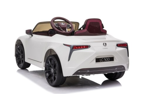 Lexus LC500 Autko na akumulator dla dzieci Biały