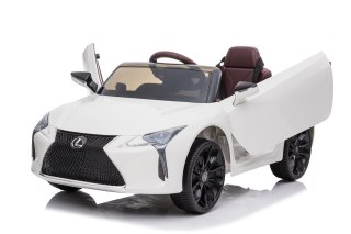 Lexus LC500 Autko na akumulator dla dzieci Biały