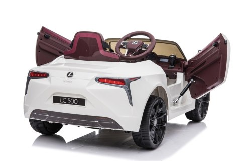 Lexus LC500 Autko na akumulator dla dzieci Biały