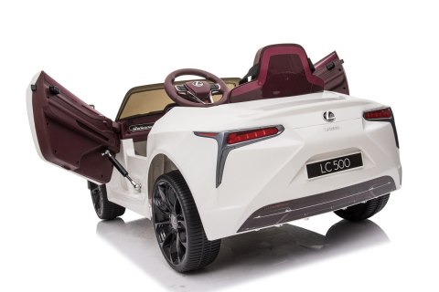 Lexus LC500 Autko na akumulator dla dzieci Biały