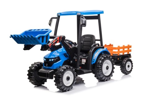 Pojazd MEGA Traktor D68 Z Przyczepką Niebieski - Sklep Gebe