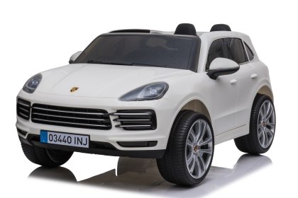 Porsche Cayenne S Autko na akumulator dla dzieci Lakier Biały