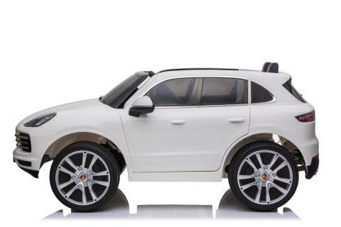 Porsche Cayenne S Autko na akumulator dla dzieci Lakier Biały