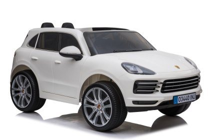 Porsche Cayenne S Autko na akumulator dla dzieci Lakier Biały