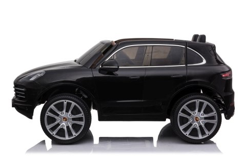 Porsche Cayenne S Autko na akumulator dla dzieci Lakier Czarny