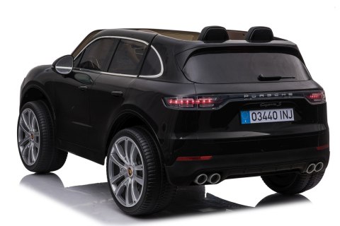 Porsche Cayenne S Autko na akumulator dla dzieci Lakier Czarny