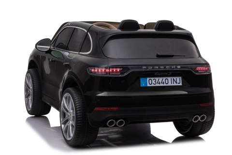 Porsche Cayenne S Autko na akumulator dla dzieci Lakier Czarny