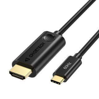 Kabel adapter przejściówka z USB Typ C - HDMI 2.0 4K 60Hz 1.8m czarny CHOETECH