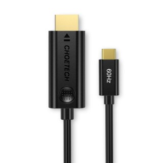 Kabel adapter przejściówka z USB Typ C - HDMI 2.0 4K 60Hz 1.8m czarny CHOETECH