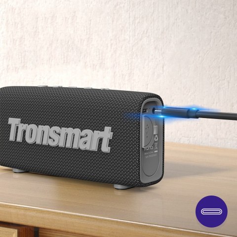 Trip głośnik bezprzewodowy Bluetooth 5.3 wodoodporny IPX7 10W czarny Tronsmart