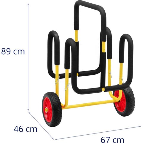 Wózek transportowy podwójny na 2 deski SUP MSW