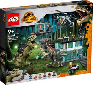Klocki Jurassic World 76949 Atak giganotozaura i terizinozaura LEGO