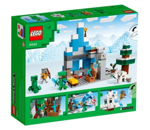 Klocki Minecraft 21243 Ośnieżone szczyty LEGO