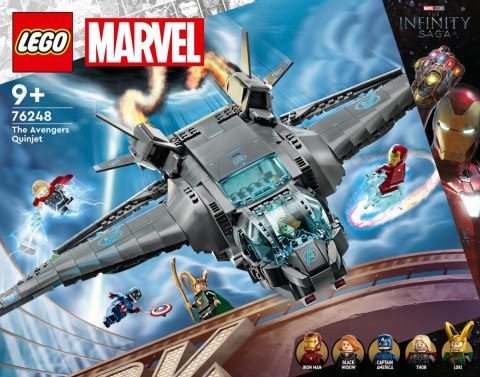 Klocki Super Heroes 76248 Quinjet Avengersów LEGO