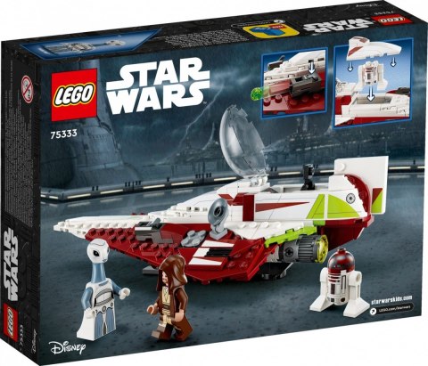 Klocki Zestaw konstrukcyjny Star Wars 75333 Myśliwiec Jedi Obi-Wana Kenobiego LEGO