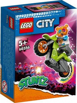 Klocki City 60356 Motocykl kaskaderski z niedźwiedziem LEGO