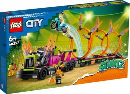 Klocki City 60357 Wyzwanie kaskaderskie - ciężarówka i ogniste obręcze LEGO