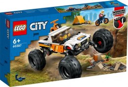 Klocki City 60387 Przygody samochodem terenowym z napędem 4x4 LEGO