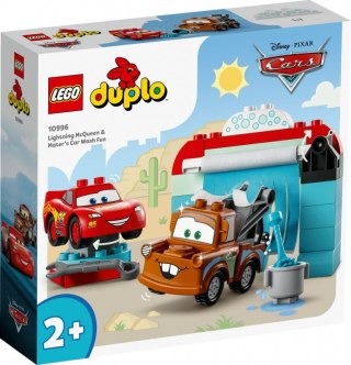 Klocki DUPLO 10996 Disney and Pixars Cars Zygzak McQueen i Złomek - myjnia LEGO