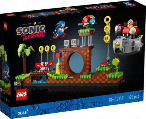 Klocki Ideas 21331 Sonic the Hedgehog - Strefa Zielonego Wzgórza LEGO