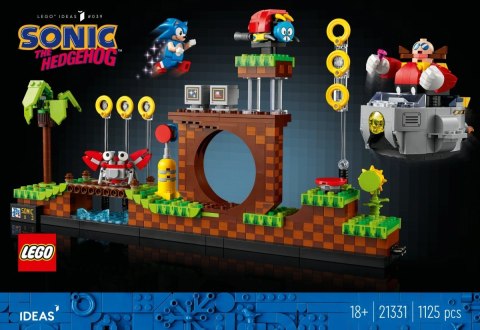 Klocki Ideas 21331 Sonic the Hedgehog - Strefa Zielonego Wzgórza LEGO