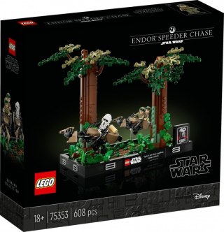 Star Wars 75353 Diorama: Pościg na ścigaczu przez Endor LEGO