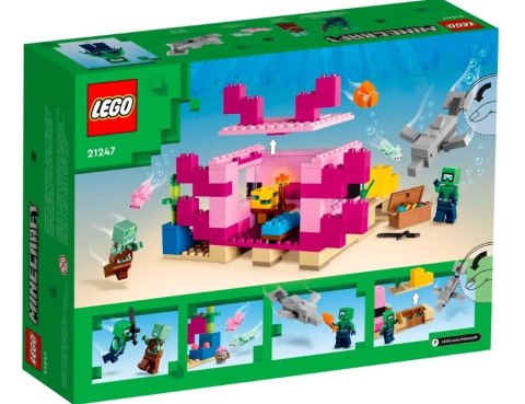 Klocki Minecraft 21247 Dom aksolotla LEGO